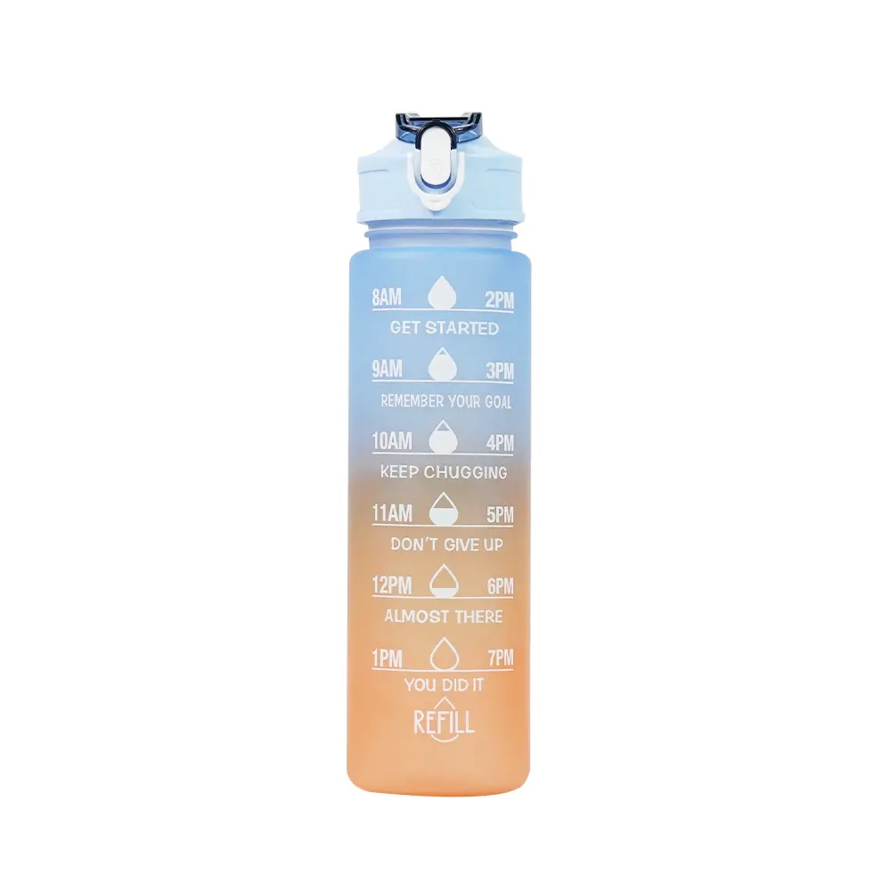 ホット & コールドドリンク温度プラスチック再利用可能なカスタムトラベルスポーツ学校用大型ウォーターボトル