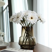 Bunga Krisan Buatan, Gerbera, Eustoma - Bunga Kain Sutra Gaya Instagram untuk Dekorasi Rumah Kreatif; Produsen Grosir dari Cina