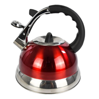 Bouilloire à eau moderne de luxe écologique en acier inoxydable 430 de 3,0 L avec couvercle, compatible gaz et induction, pour la maison et les hôtels