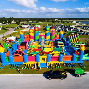 Parc d'attractions gonflable intérieur pour enfants et adultes avec parcours d'obstacles et <span class=keywords><strong>jeux</strong></span> sportifs à l'intérieur, <span class=keywords><strong>de</strong></span> la marque Barry Inflatable Playground, fabriqué en Chine - Product Image 1