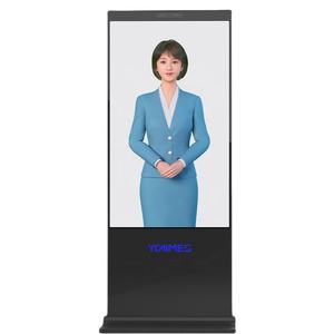 Pantalla transparente Quiosco de tótem humano digital Robot autónomo para evento de exposición de ascensor <span class=keywords><strong>Avatar</strong></span> interactivo alimentado por IA - Product Image 3