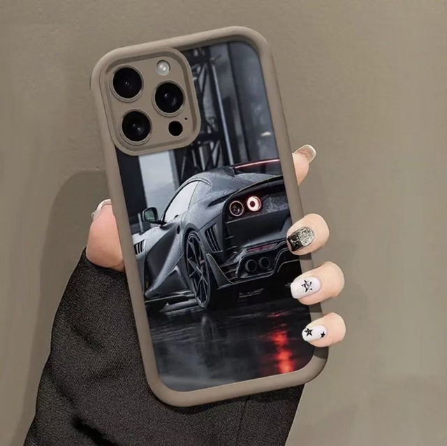 Supply Nice Sport Car Print Ladder Lens Style Shockproof TPU Mobile Phone Cover Case for Iphone 11 12 13 14 15 16 17 18 Pro Max