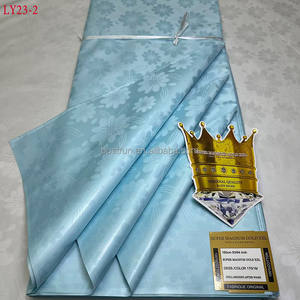 LY23 Vente à Chaud Tissu Bazin Jacquard Africain Riche Tissu <span class=keywords><strong>de</strong></span> Coton Imperméable pour Jeans Sacs Literie Canapés-Polyvalent pour la Fête - Product Image 5