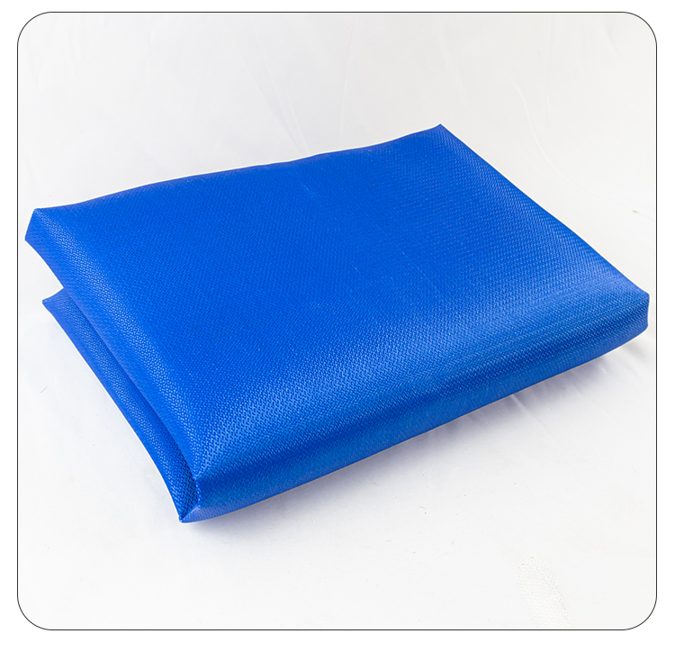 Tissu ignifuge en fibre de verre bleu