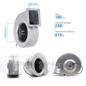 Ventilateur centrifuge ebmpapst G2E180-EH03-01 400W 230V AC 1.75/1.82A pour climatiseur HVAC, purification, équipement médical - Product Image 2