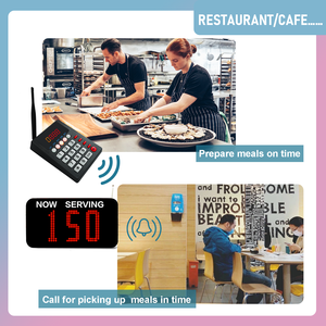 Wireless <strong>Queue</strong> Call <strong>System</strong> with <strong>Counter</strong> Keypad LCD <strong>Display</strong> for Cafe Restaurant Clinic Hospital Queuing <strong>System</strong> - Product Image 4
