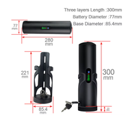 Batterie de vélo électrique à semi-conducteurs 36V 9Ah 10.5Ah 10S3P 18650 avec BMS 20A et chargeur 2A, format bouteille d'eau, pour vélos électriques XRH U005 - Stock UK/AU