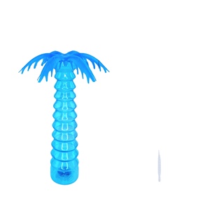 PET 16oz 450ml <b>LED</b> Coconut Tree Straw Drink <b>Bottle</b> Lamp Cute Outdoor Party Cup for Tropical or Beach Themed Beach, Swimming Pool - Product Image 5