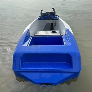 Bateau électrique à grande vitesse 260x128cm, bateau de divertissement aquatique léger en plastique pour lacs et rivières - Product Image 2