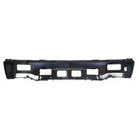 Bumper Depan Hitam untuk Chevrolet Silverado 1500 2014-2015 Dengan Lubang Lampu Kabut Tanpa Lubang Sensor, Panel Bumper Pickup
