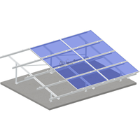 Rail solaire réglable ARTSIGN TR, profilé en aluminium extrudé sur mesure pour système de montage au sol de panneaux solaires