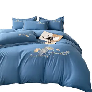 호텔 이름 드레이프 디자인 최고의 아이디어 화이트 퀸 침대 커버