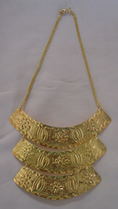 Collier en laiton plaqué or - Product Image 3