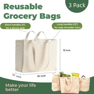 กระเป๋าสะพายไหล่ผ้าใบปักลายสำหรับผู้หญิงและเด็กผู้หญิงผ้าฝ้ายเนื้อหนาใช้ซ้ำได้สำหรับใช้ในชีวิตประจำวันและไปโรงเรียน - Product Image 2