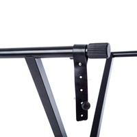 Professional Custom Iron+Plastic X-stand Folding Lightweight 2.8kg Music Keyboard Piano Stand for Electric Piano Black JH-X-03