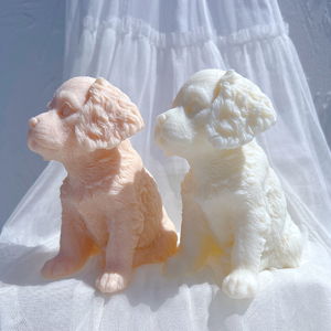 King <span class=keywords><strong>Charles</strong></span> chiot bougie moule animaux chiots cire de soja Silicone moule chien amant décor à la maison - Product Image 5