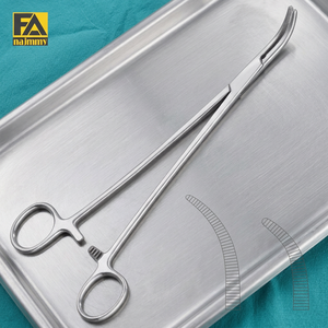 Pinzas Hemostáticas Maynihan de 18 cm con Punta Curva, Pinza Quirúrgica, Instrumento Manual para Cirugía General, Certificado CE - Product Image 2