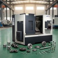 Machine-outil CNC horizontale de haute précision TCK56Y avec contrôleur GSK, tourelle simple 3 axes 12 postes, en fonte de haute qualité