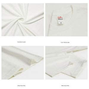 เสื้อยืดเปล่าเนื้อหนัก 250 กรัม พิมพ์ลายโลโก้แบบ DTG ผ้าฝ้าย 100% ทรงไหล่ตก สไตล์สตรีทแวร์ สำหรับผู้ชาย - Product Image 2