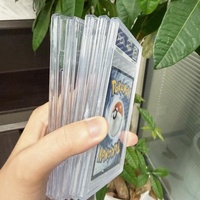Présentoir en plastique pour cartes de collection personnalisées, certifiées PSAA, scellées par ultrasons, pour timbres-poste et cartes TCG/sportives