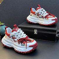 Chaussures de marche respirantes en toile pour hommes, style décontracté, à bout rond, rehaussantes, pour l'été, modèle couple