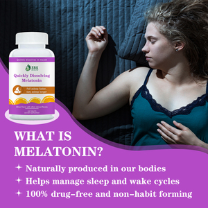 Best Selling Quickly Dissolving Melatonin Tablets Helps Manage Sleep Fasterl Aslittle Minutes Refreshed Promotes Stay Tablets - Product Image 6