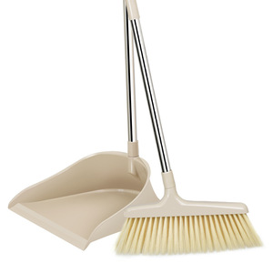 Ensemble balai et pelle Happy, manche en plastique, design ergonomique pour le nettoyage domestique - Product Image 2