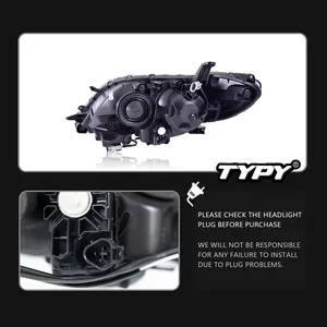 ไฟหน้ารถยนต์ TYPY สำหรับ Toyota Sienna ปี 2011-2020 หลอดไฟ LED พร้อมไฟวิ่งกลางวันและไฟเลี้ยวแบบไดนามิก อุปกรณ์ตกแต่งรถยนต์ - Product Image 5