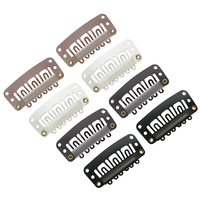 Clips pour perruques avec épingle de sûreté, vente en gros à prix abordable, clips métalliques pour extensions de cheveux, postiches, clips à pression pour perruques, Ruisi Corée