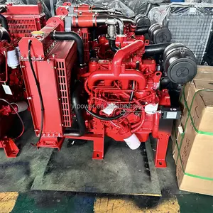 100hp 66kw serie Isuzu motore diesel 4JA1-ZG2 per pompa dell'acqua set raffreddamento ad acqua 3000rpm 4 cilindri gruppo motore pompa acqua