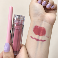 Ensemble de gloss et de crayons à lèvres OEM ODM, végan, waterproof, kit de maquillage pour les lèvres personnalisé avec étiquette privée