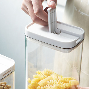 Kitchen Pantry Organization Clear Food Storage Container <strong>Spaghetti</strong> <strong>Jars</strong> With Lid - Product Image 4