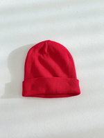 Bonnet pour enfants 0-6T, coupe-vent unisexe en coton, décontracté, pour l'extérieur, hiver, sans élastique, motif uni, tendance