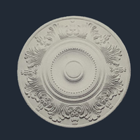 Vente en gros de panneaux de plafond en plâtre avec design 3D moderne, moulures en plâtre, corniche de plafond avec longueur réglable pour la décoration intérieure