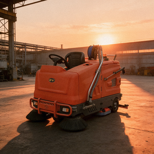 Nouvelle autolaveuse autoportée 2026 - Machine industrielle tout-en-un pour le balayage et le lavage des sols pour entrepôts et usines - Product Image 1