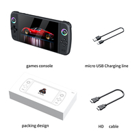 Console de jeu vidéo portable rétro M27, écran 7 pouces, affichage 1024*600, joystick 3D RGB, lecteur de jeux