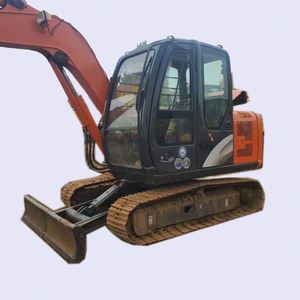 Mini-excavatrice sur chenilles Hitachi ZX60 d'occasion de 6 tonnes avec moteur Yunnei, Zaxis ZX60, pelle hydraulique - Bien entretenue - Product Image 2