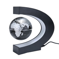 Vente chaude Creative cadeaux dispositif d'affichage boules de lévitation flottant led éclairage lampe veilleuse magnétique lévitation globe