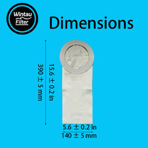 Sac filtrant anti-poussière Micro-Plus 1471098510 en papier blanc écologique personnalisé à prix abordable - Product Image 1