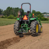 JH-Mech Tracteurs à attelage rapide antirouille à 3 points en acier au carbone Atv Herse Charrue pour le sol