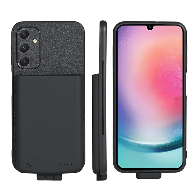 Pour Samsung Galaxy A24 4G téléphone portable Portable 5000mAh batterie externe boîtier de batterie externe Clip arrière Rechargeable voyage en plein air