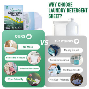Lenzuola per detersivo per bucato perline profumate per tinture con pastiglie sbiancanti per panni per smacchiatore in polvere per detersivo per sapone da bucato - Product Image 6