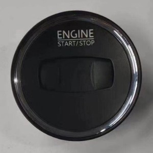 ฝาครอบปุ่มสตาร์ท/ดับเครื่องยนต์ Volkswagen รุ่น 3AA905219A9B9 สีดำ ทำจากพลาสติก ABS สำหรับรถยนต์ CC Magotan B6 B7 - Product Image 1