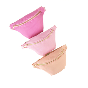Logo personnalisé étanche unisexe fermeture éclair sac à main Jumbo Hip Bum sac bandoulière Fanny Pack taille sac Nylon ceinture sac pour les femmes - Product Image 3
