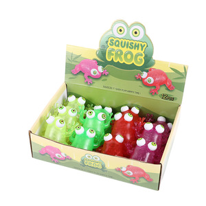 Balle anti-stress TPR 2025, jouets fantaisie, impression de logo, grenouille anti-stress remplie de billes d'eau, jouets écologiques en TPR pour enfants, cadeau - Product Image 6