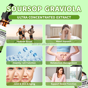 Ultra Concentrado 1800MG Sem Glúten Vegan GMO Livre Álcool Açúcar Livre Natural Sabor Graviola Graviola Herbal Suplemento Líquido - Product Image 2