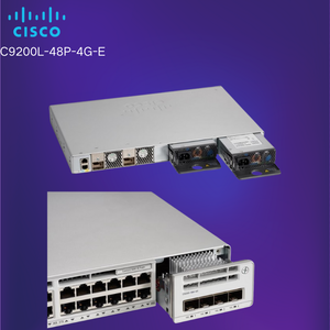 Commutateur Ethernet PoE+ 48 ports pour la série Catalyst 9200L C9200L-48P-4G-E avec QoS, empilable, capacité de 128 Gbit/s - Product Image 2