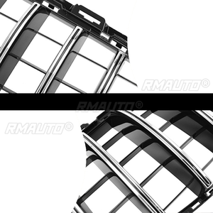 Calandre avant de voiture style GT pour Mercedes-Benz W205 C205 2019-2021 C220 C250 C200 C300 Accessoires de tuning sport - Product Image 5