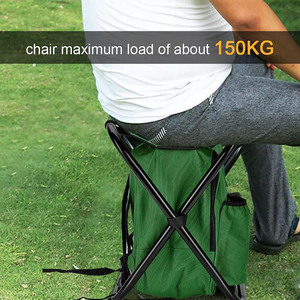 <b>Camping</b> Folding Chair Fishing Chair with Cooler Bag Combine Set Portable Backpack Picnic Tools Bag Hiking Seat <b>Table</b> Bags - Product Image 5