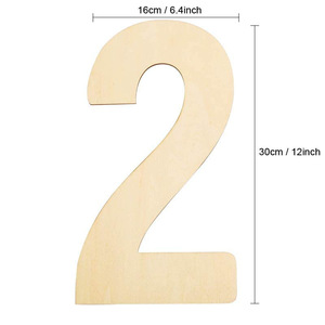 Blank, unfinished wooden <b>lettering</b> boards for use in painting, crafts, and home <b>wall</b> decoration. - Product Image 1